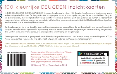 100 kleurrijke deugden inzichtkaarten