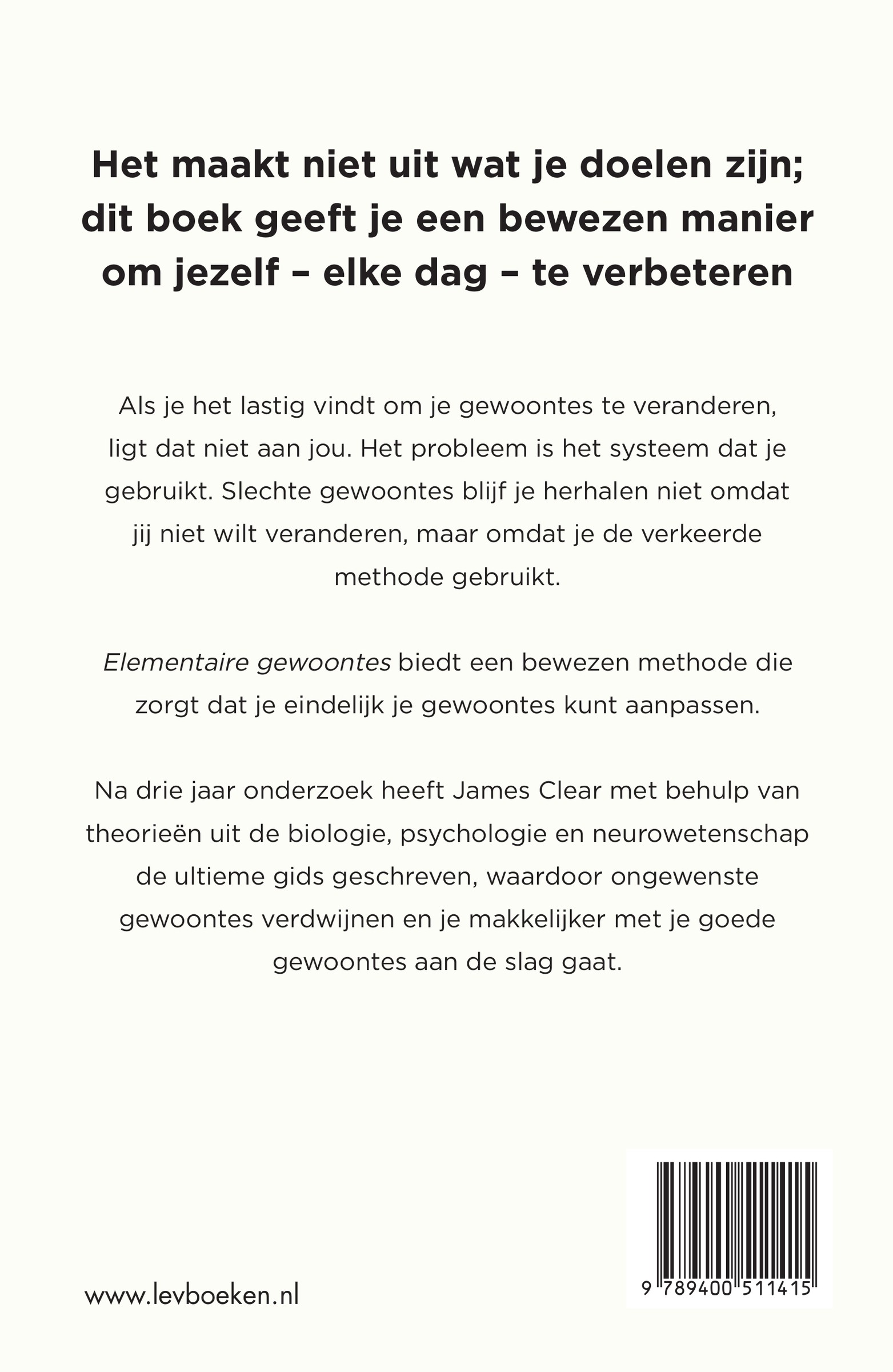 Elementaire Gewoontes | Boek | James Clear | Thema.nl