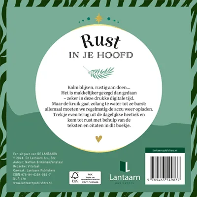 Just for you - Rust in je hoofd