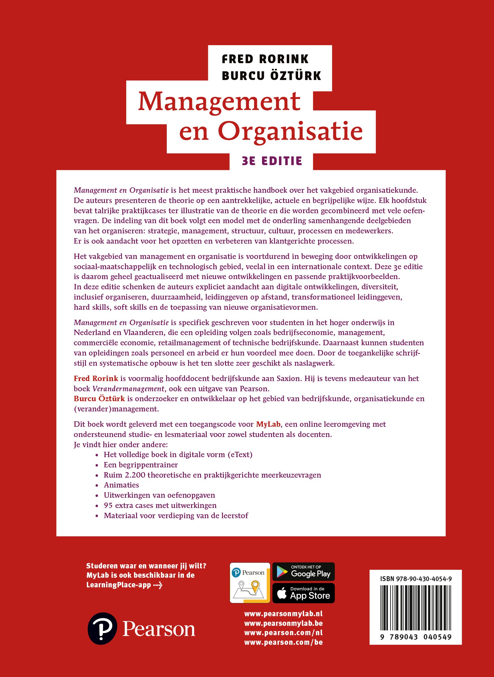 Management En Organisatie, 3e Editie Met MyLab NL Toegangscode | Boek ...